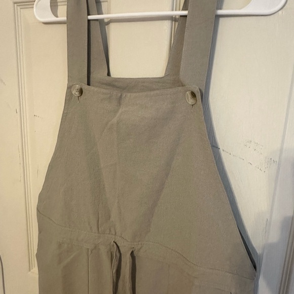 Verona Sage Green Drawstring Wide-Leg Jumpsuit - Picture 4 of 5